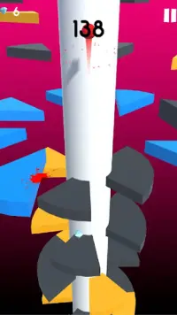 Helix Ball - Tower Fall Jump Screen Shot 2