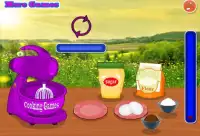 Kız oyunları için pişirme oyunu aşçı kek Screen Shot 1