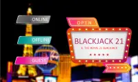Blackjack 21 Offline Online Screen Shot 0