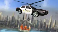 Flying Police Car Prisoner Transport 2017 Screen Shot 11