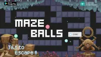 Maze Balls - Tilt to escape Screen Shot 0
