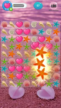 Sea Beach Blast: Ocean Mania Crush Puzzle match 3 Screen Shot 2