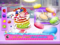 Rainbow Unicorn Secret Cook Sách: Trò chơi Thức ăn Screen Shot 2