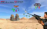 Jogo de tiro de garrafa 3D - Expert Sniper Academy Screen Shot 2