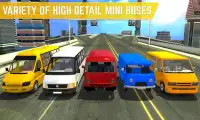 mini bus simulator lái xe: mini xe buýt xe buýt Screen Shot 9