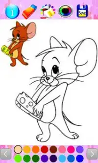 tom and jerry coloring Screen Shot 4
