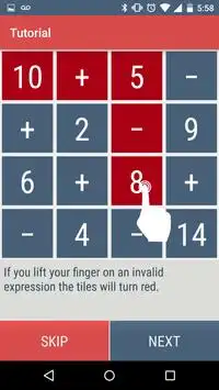 Math Exprt - Math Puzzle Game Screen Shot 1