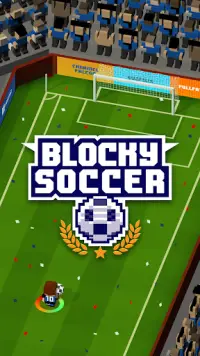 Blocky Soccer Screen Shot 6