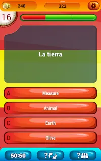 Spaans Woordenschat Quiz Spel Screen Shot 10