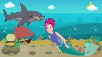 Mermaid Shark Dash Screen Shot 0