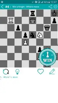 Chess Tactics Screen Shot 6