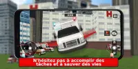 Conduite De Voiture Simulateur: Volant Ambulance Screen Shot 1