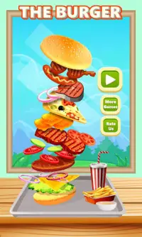 The Top Burger Ice Cream - Sandwich - Cake Screen Shot 1