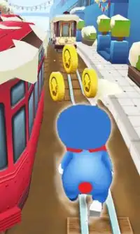 Subway Doraemon Dash: Free Doremon adventure 3d Screen Shot 1