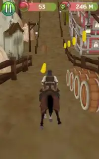 koboi rodeo penunggang kuda Screen Shot 1