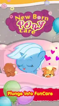 Newborn Pony Pet Care Screen Shot 8