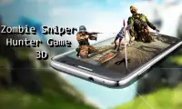 ज़ोंबी स्नाइपर शिकारी खेल 3 डी Screen Shot 0