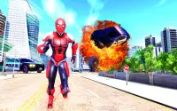 Amazing Spider Iron Hero - Crime City Simulator Screen Shot 12