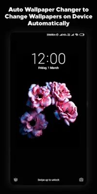 4K AMOLED Wallpapers - Live Wallpaper Changer Screen Shot 1