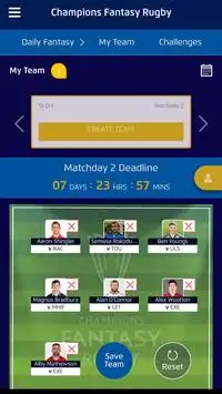 Champions Fantasy Rugby Screen Shot 4