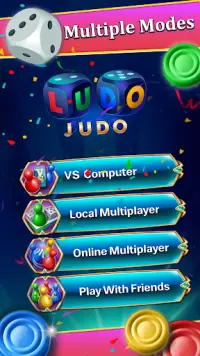 Ludo Judo - New Ludo Game of 2 Screen Shot 0