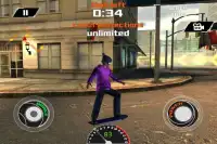 City Skateboard Street Racing Screen Shot 1