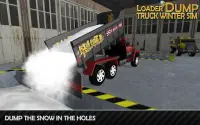 Loader & Dump Truck Winter SIM Screen Shot 1