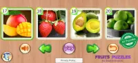 Fruit Puzzles Toddler & Jigsaw & Fruta Rompecabeza Screen Shot 2