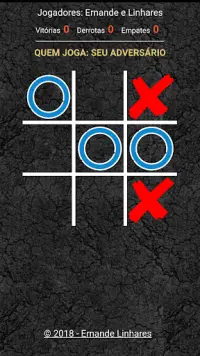 Jogando a velha (Tic Tac Toe/Jogo da velha) Screen Shot 3