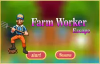 Free New Escape Game 25 Farm Worker Escape Screen Shot 0