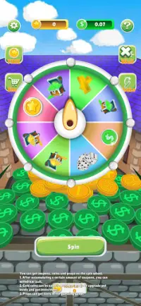 Golden Pusher  - Lucky Coin Dozer for a Big Win Screen Shot 0