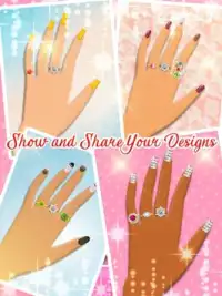 Salon makijażu paznokci - gry mody dla dziewczyn Screen Shot 7