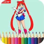 How to Color Sailor Moon Coloring Book