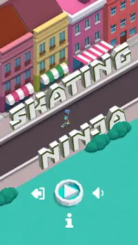 Skating Ninja Screen Shot 0