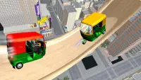 Mega Ramp Tuk Tuk Racing: Impossible Tracks 3D Screen Shot 1