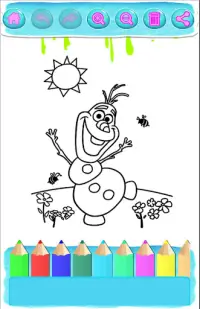 Frozen Coloring Pages. Screen Shot 0