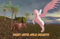 Flying Unicorn Simulator 3D Screen Shot 2