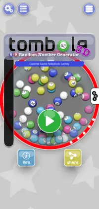 Tombola 3D - Random Number Generator Screen Shot 2