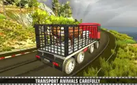 salvaje animal camión transporte animal conductor Screen Shot 1