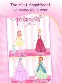 Princess Doll Dress Up Game Screen Shot 0