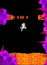 Princess Pony Unicorn - Flappy Horse Cute Game Screen Shot 2