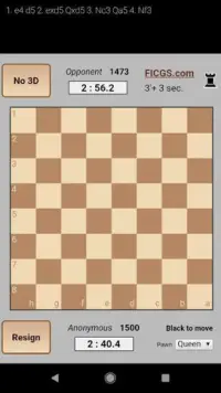 Blindfold Chess • FICGS training for masters Screen Shot 1