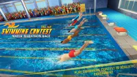 Swimming Contest Online : Water Marathon Race Screen Shot 1