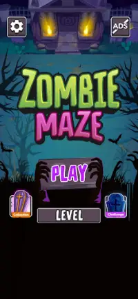 Maze Escape : Crazy Zombie Screen Shot 7