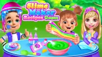 Slime Maker Recipes Game Cooking Games FUN free Screen Shot 0