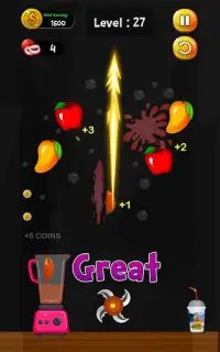Crazy Juice Fruit Master: Игра Fruit Slasher Ninja Screen Shot 5