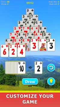 Pyramid Solitaire Mobile Screen Shot 1