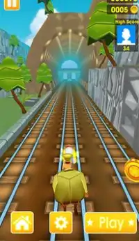New Subway Train Rush Run 3D Screen Shot 1