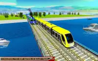 Euro Metro Train Racing 2017-3D Simulator jogo Screen Shot 4