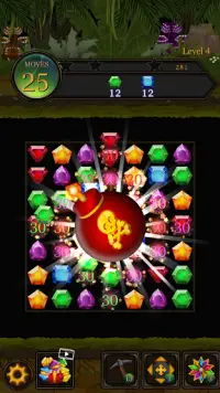 Secret Jungle - Match 3 Jewels Screen Shot 5